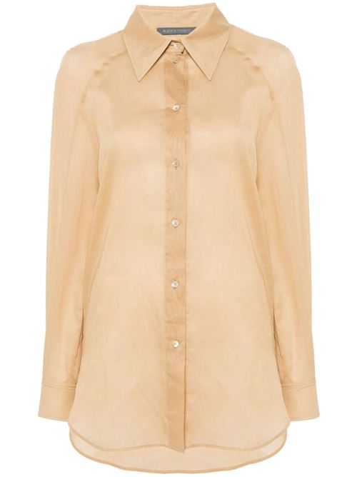 Beige cotton shirt Alberta Ferretti | AF022701280019